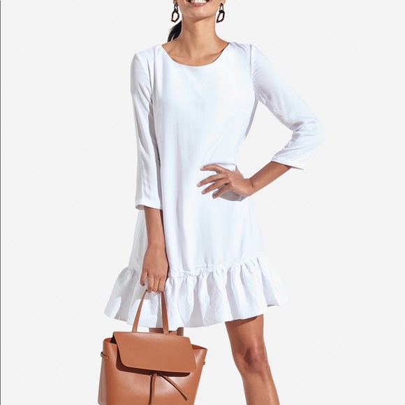 Persifor Bright White Poppy Dress NWT XS - Picture 1 of 6